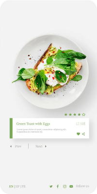 Weboldal készítés, webdesign étterem